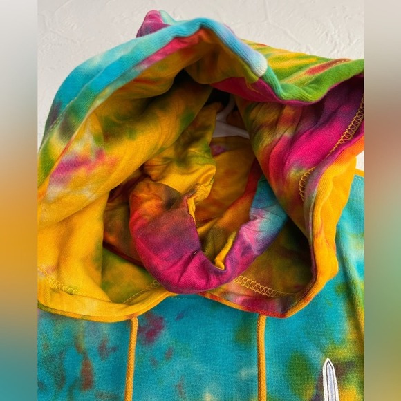 MENS THUNDERCATS LOGO RAINBOW SWIRL HOODIE MV SPORT SIZE XL RARE NEW WITH TAG - Picture 4 of 7